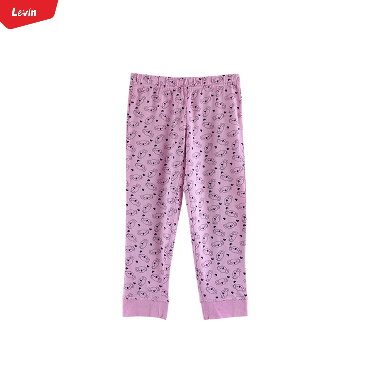 Girls Elasticated Printed Cotton Pajama With Ankle Cuff - Image 10