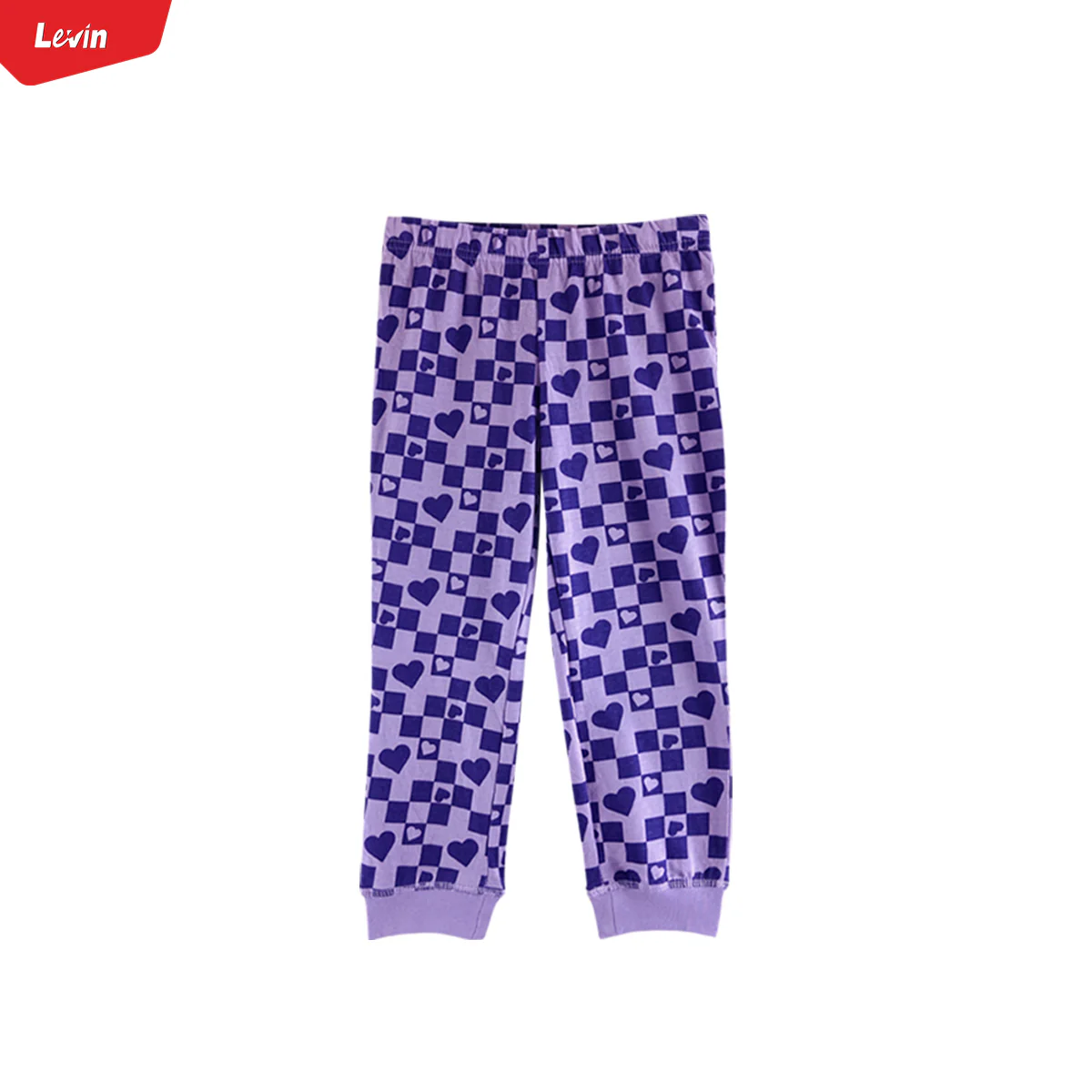 Girls Elasticated Printed Cotton Pajama With Ankle Cuff - Image 11