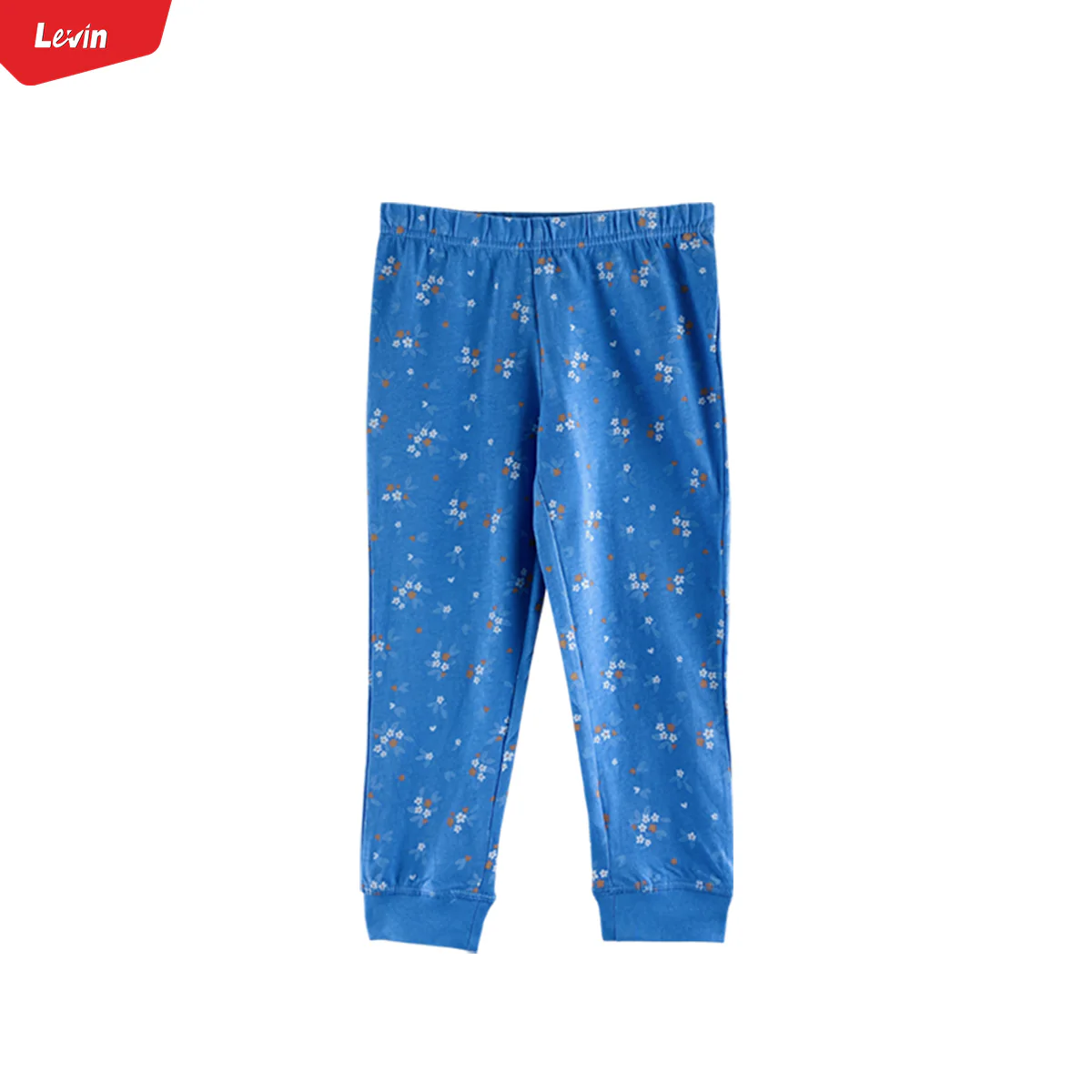 Girls Elasticated Printed Cotton Pajama With Ankle Cuff - Image 12