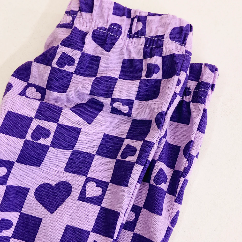 Girls Elasticated Printed Cotton Pajama With Ankle Cuff - Image 14