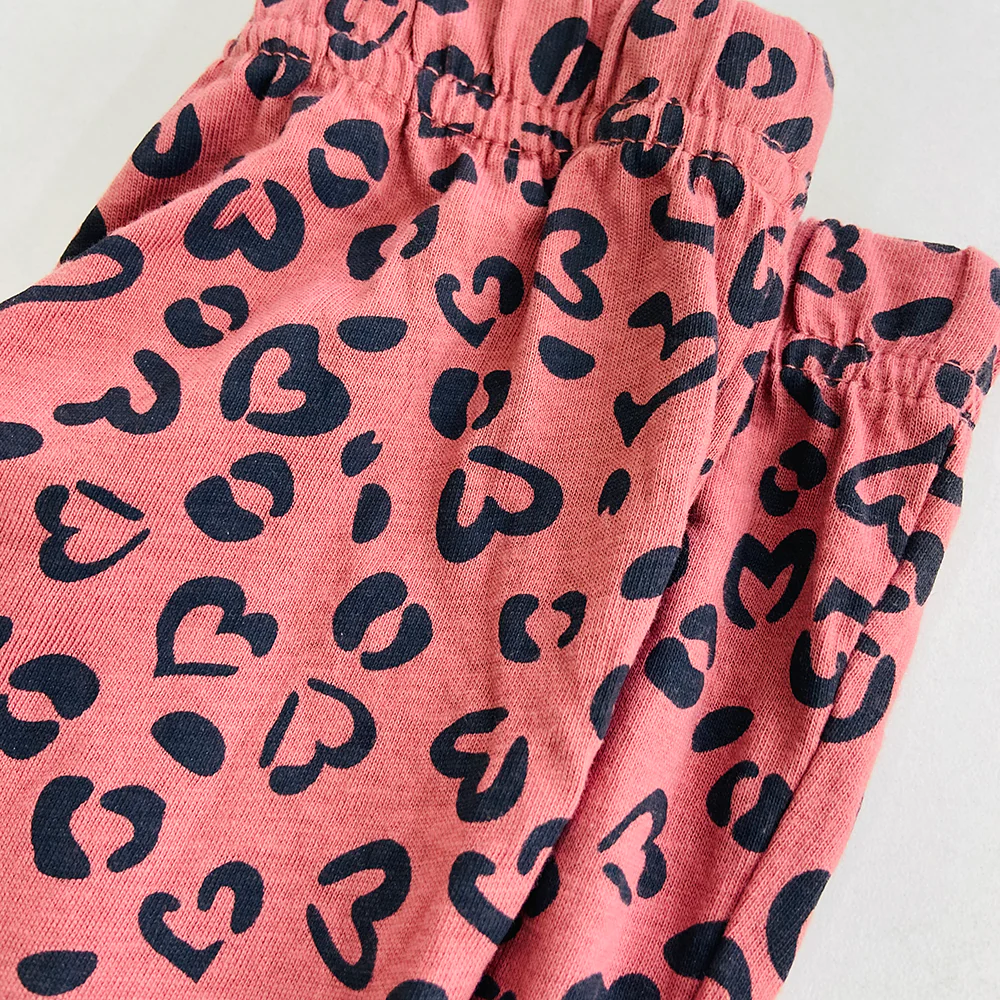 Girls Elasticated Printed Cotton Pajama With Ankle Cuff - Image 20
