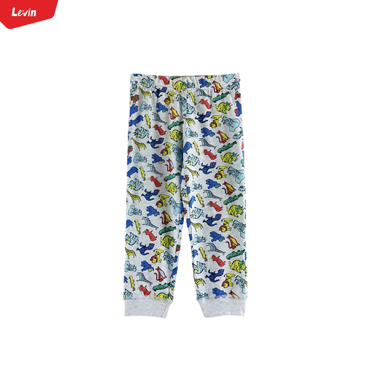 Girls Elasticated Printed Cotton Pajama With Ankle Cuff - Image 9