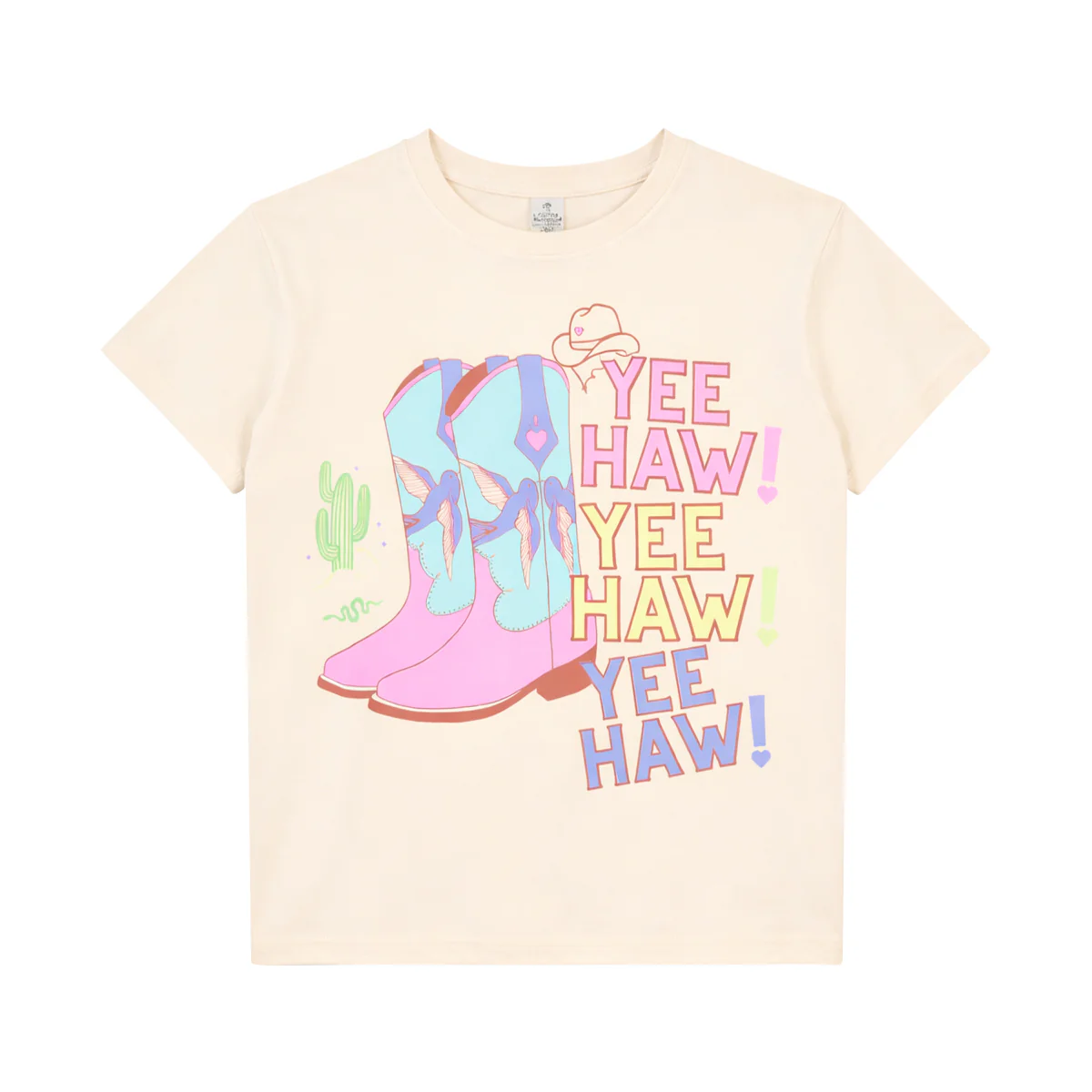 Girls Fun Printed Soft Cotton Short Sleeve Crew Neck T-Shirt (8-16 Years)