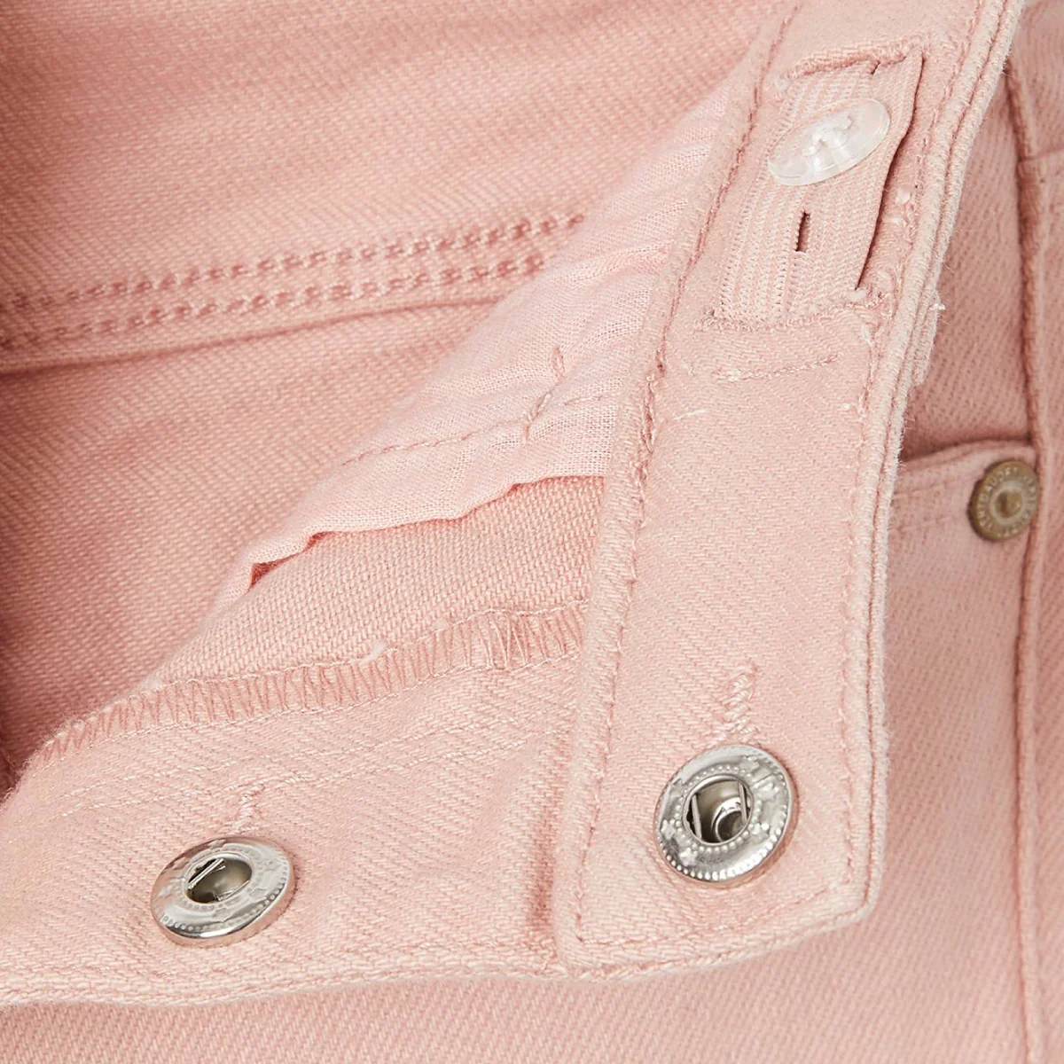 Girls High Waist Wide Hip Denim Trouser Pant - Image 5