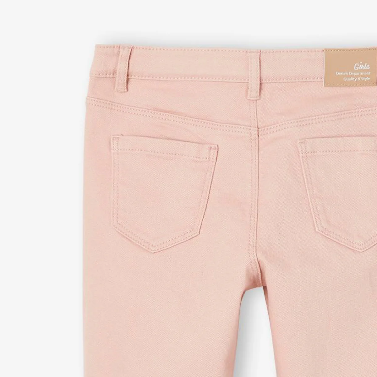Girls High Waist Wide Hip Denim Trouser Pant - Image 6
