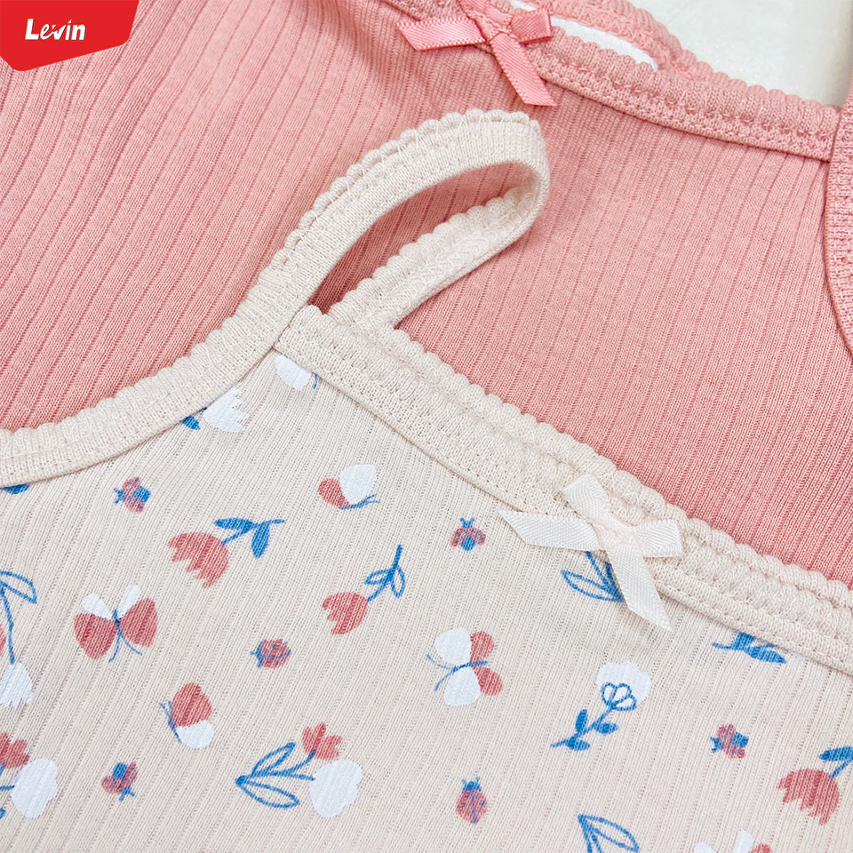 Toddler Baby Cotton Sleeveless Camisole Romper - Image 3