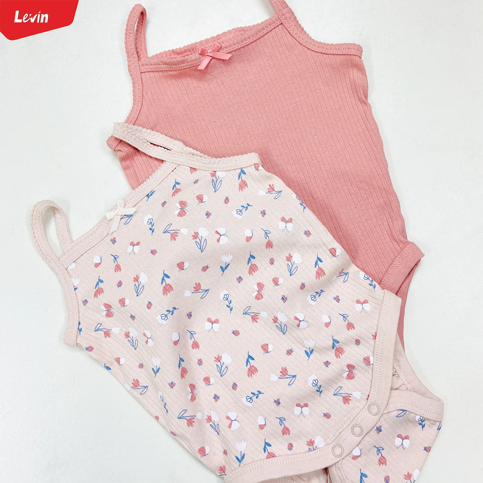 Toddler Baby Cotton Sleeveless Camisole Romper - Image 6