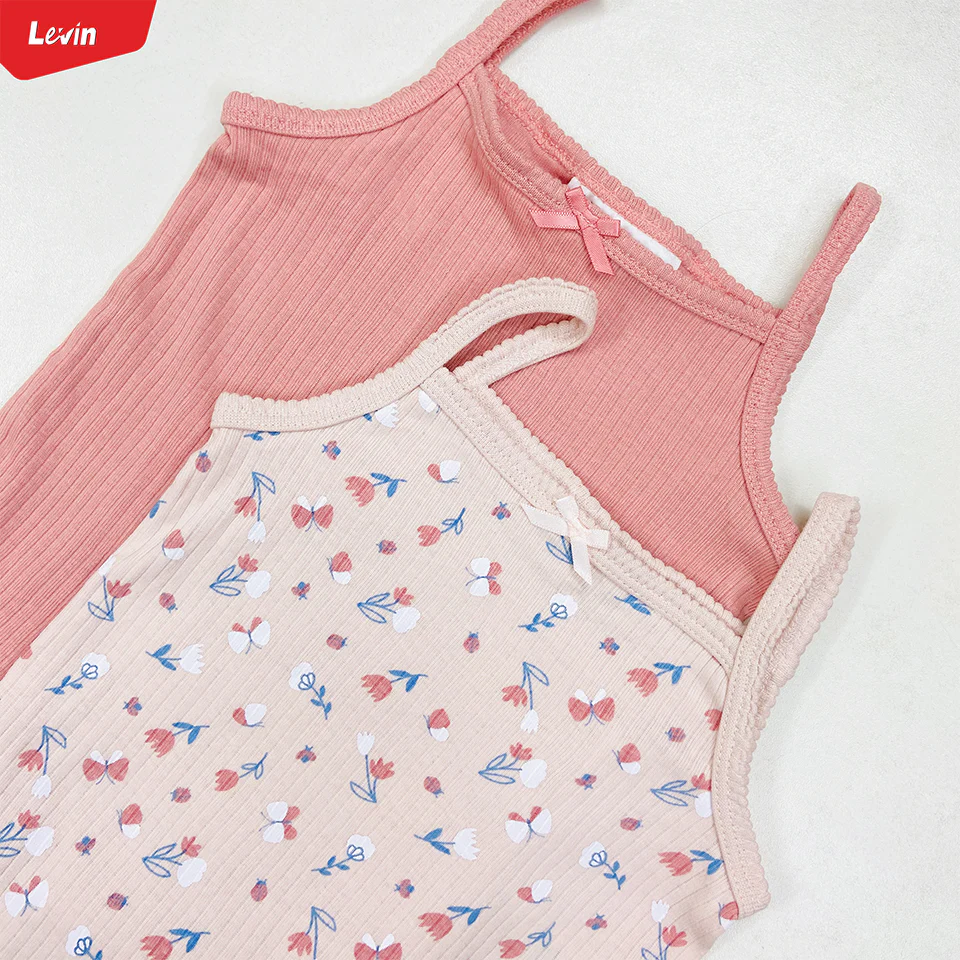 Toddler Baby Cotton Sleeveless Camisole Romper - Image 7