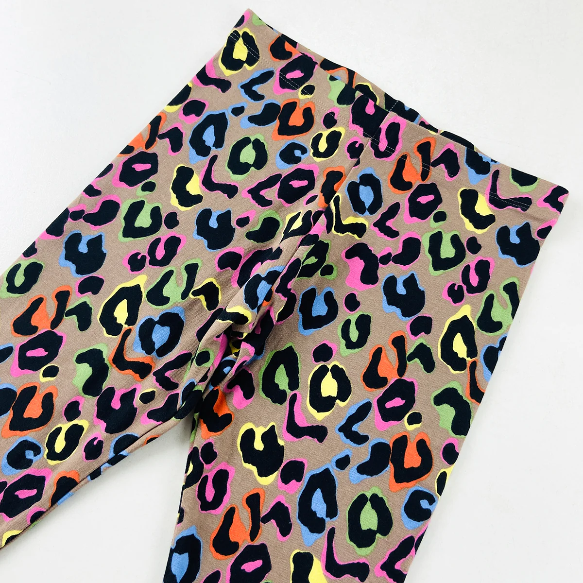 Girls Premium Cotton Jersey Printed Leggings - Image 11