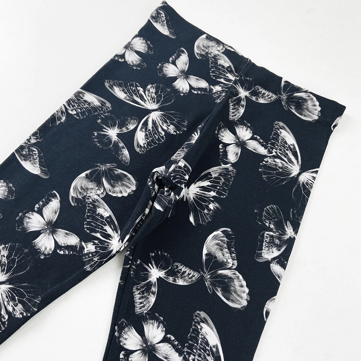 Girls Premium Cotton Jersey Printed Leggings - Image 12