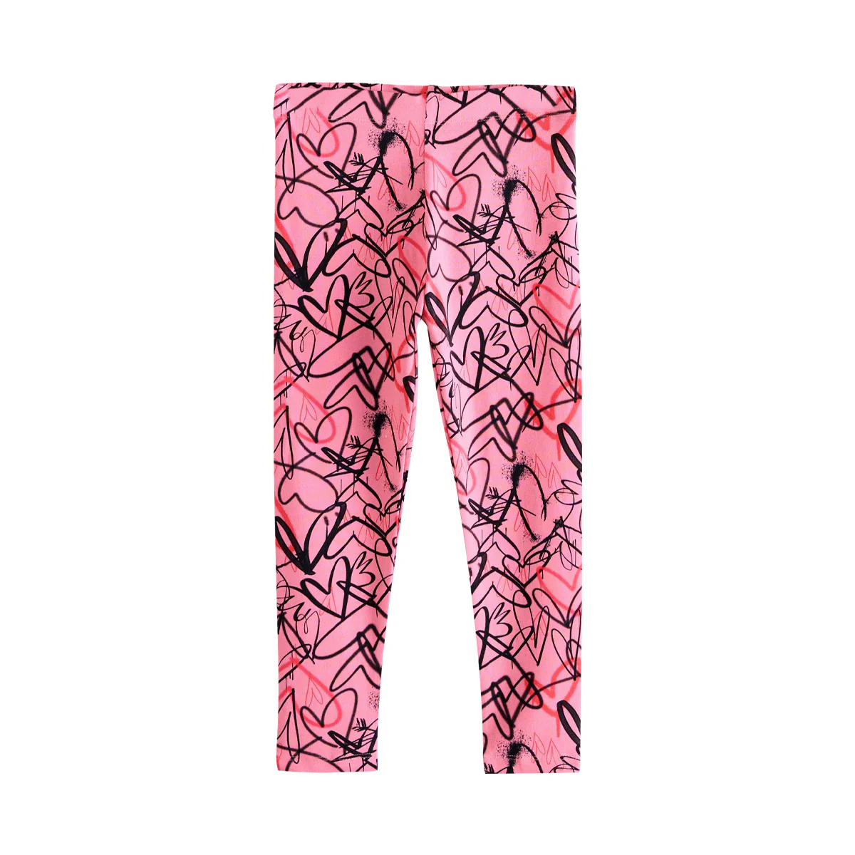 Girls Premium Cotton Jersey Printed Leggings - Image 25