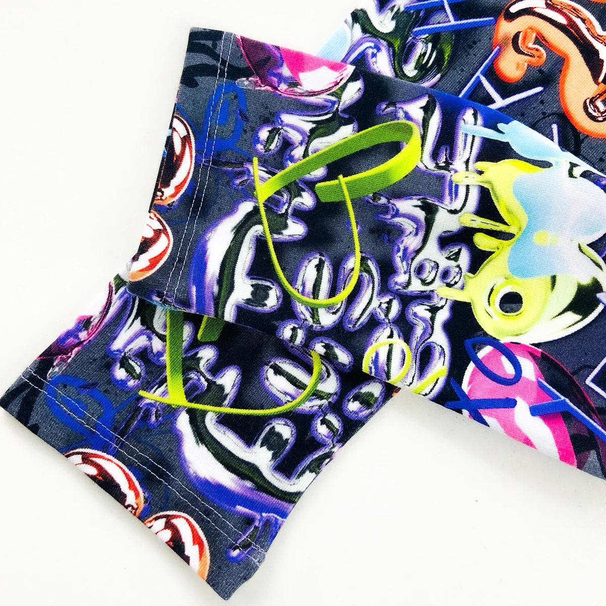 Girls Premium Cotton Jersey Printed Leggings - Image 9