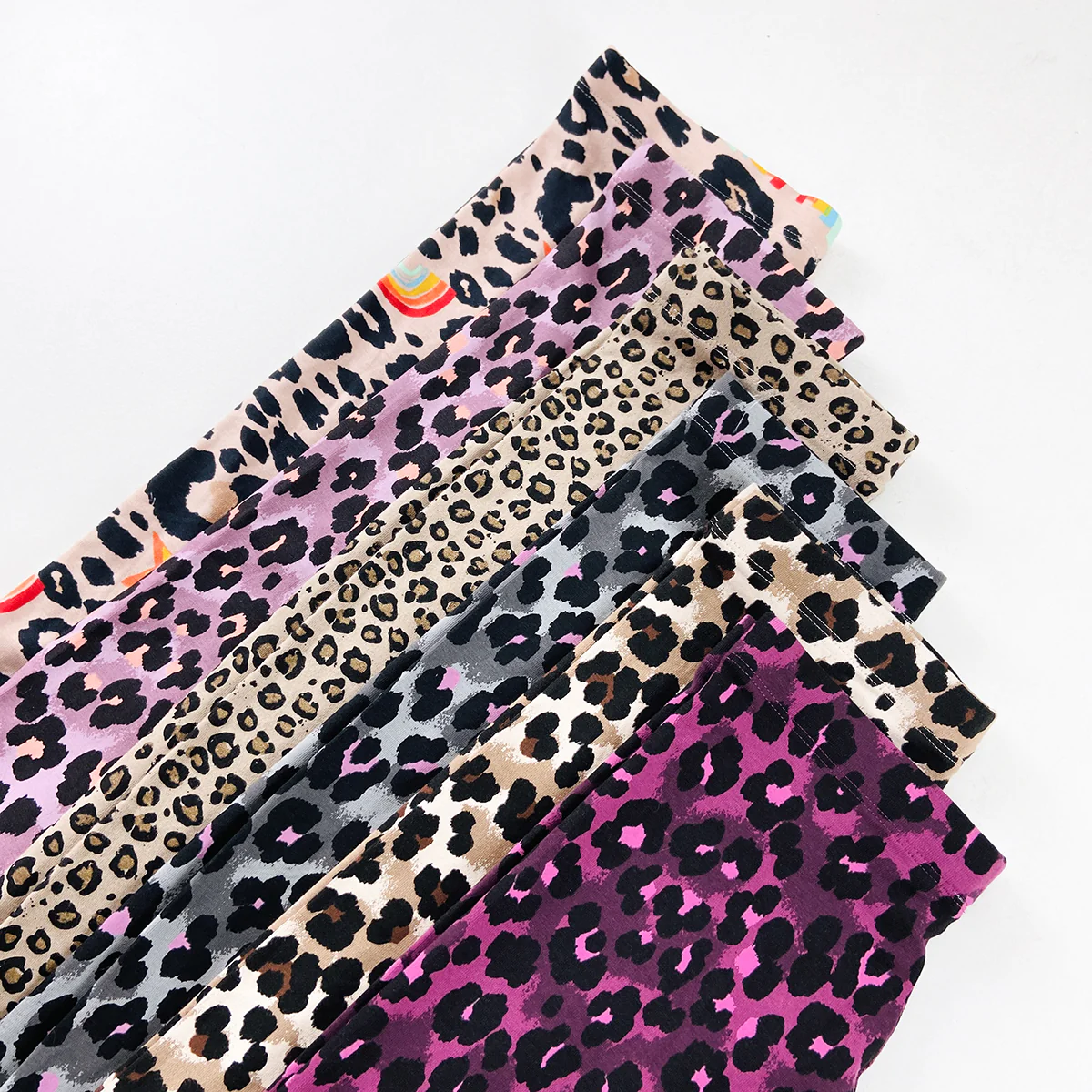 Girls Premium Cotton Jersey Printed Leggings - Image 6