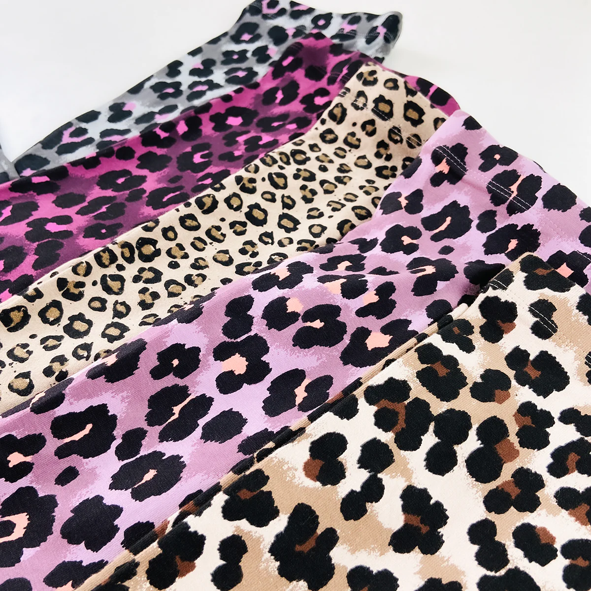 Girls Premium Cotton Jersey Printed Leggings - Image 8