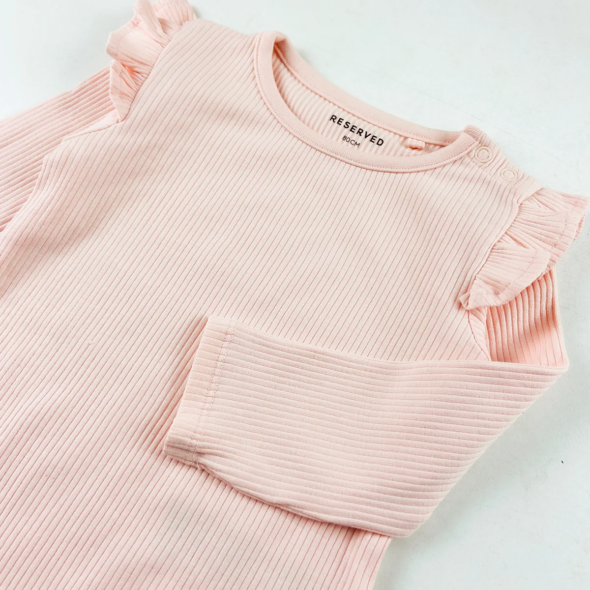 Girls Premium Full Sleeve Designed Ribbed Romper - Image 17