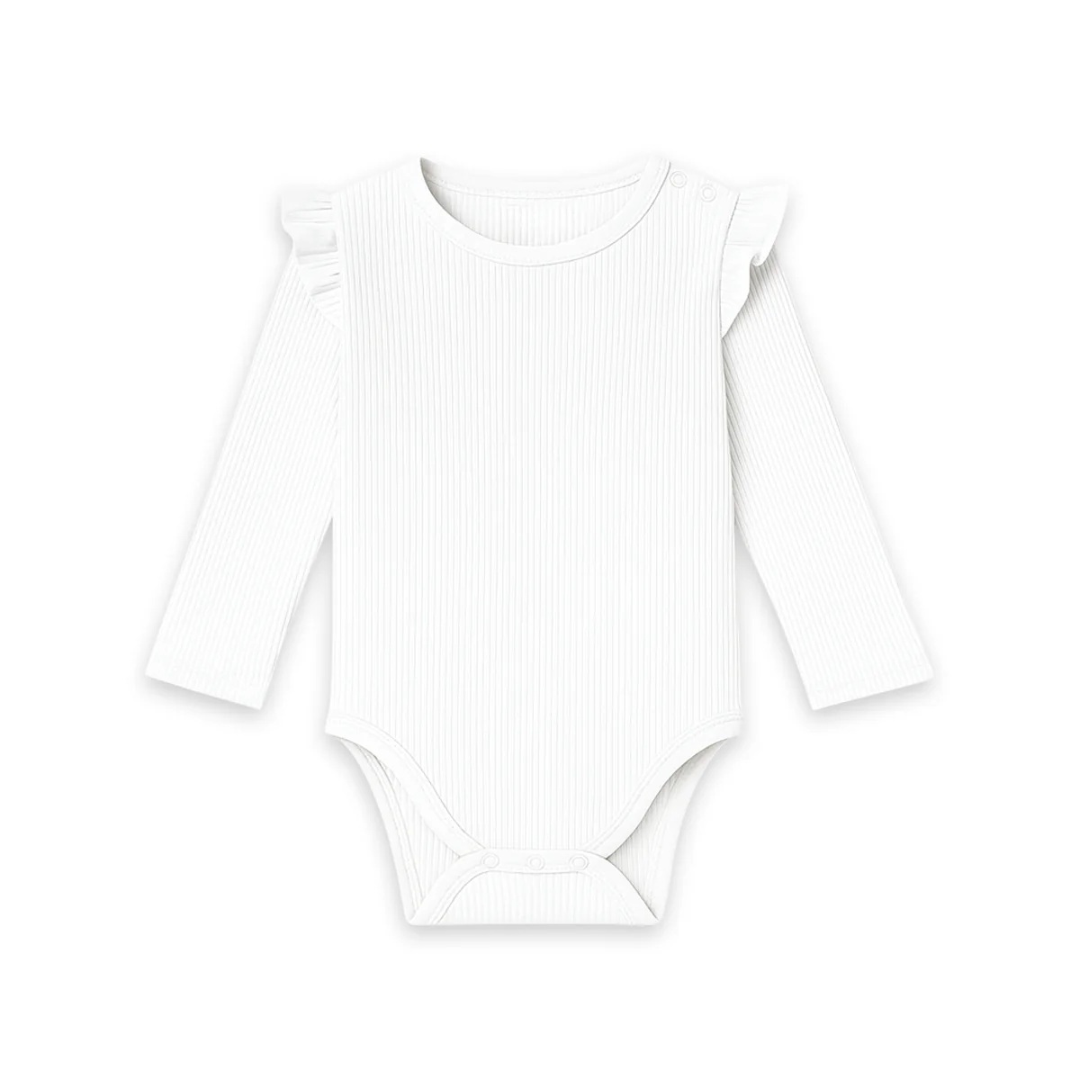 Girls Premium Full Sleeve Designed Ribbed Romper - Image 19