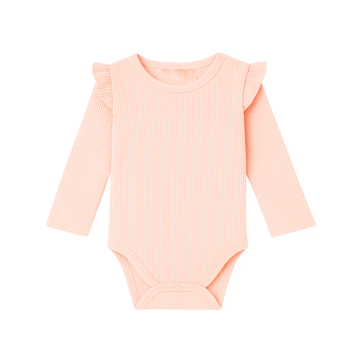 Girls Premium Full Sleeve Designed Ribbed Romper - Image 20