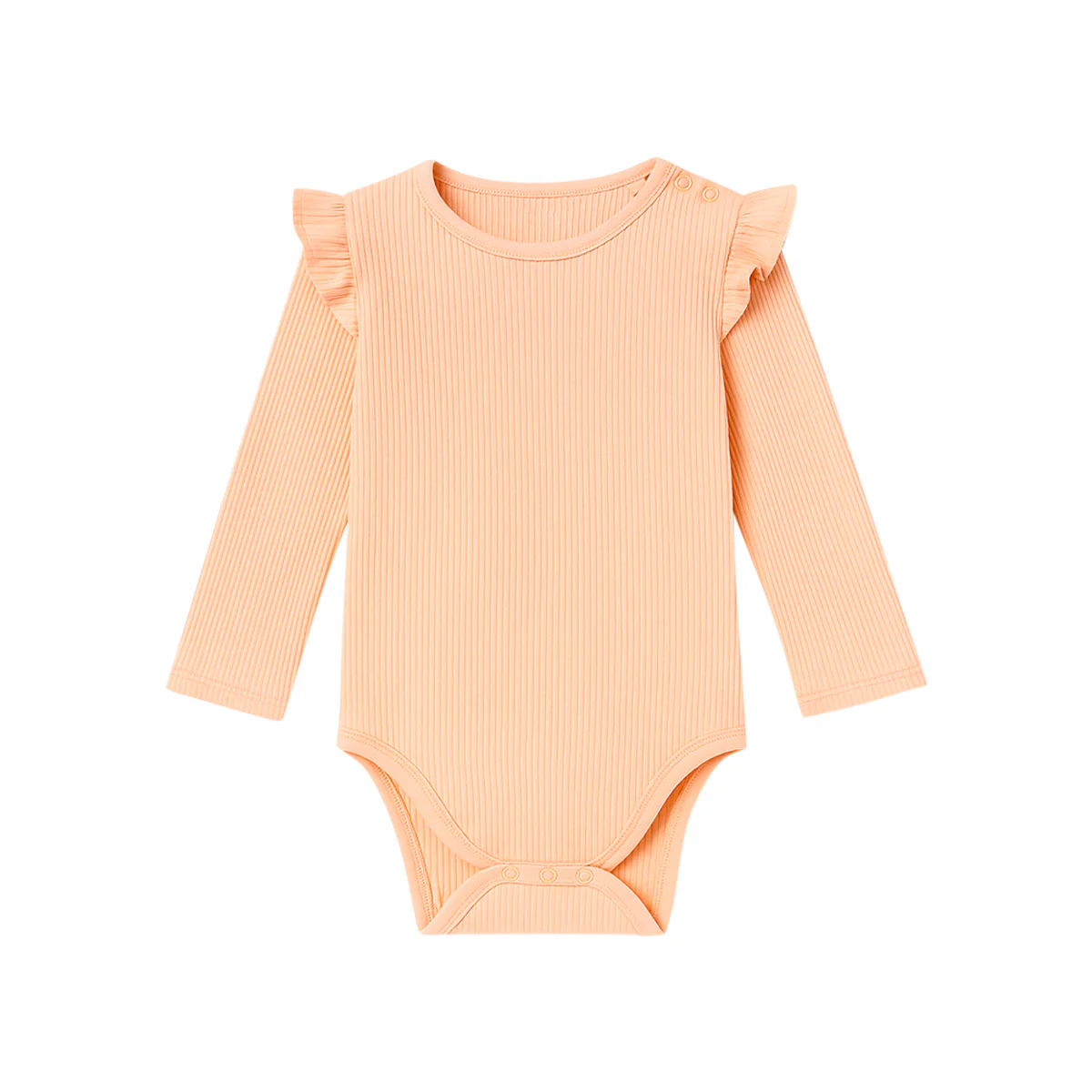 Girls Premium Full Sleeve Designed Ribbed Romper - Image 21