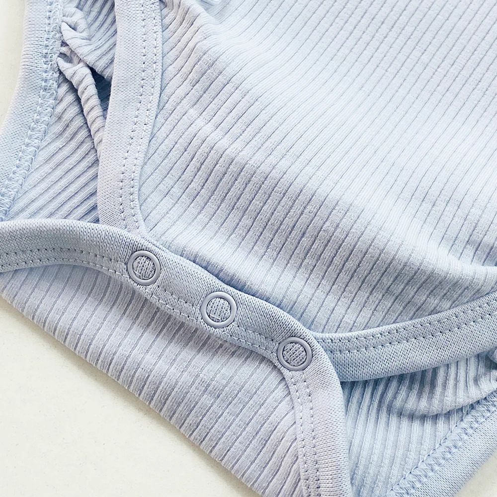 Girls Premium Full Sleeve Designed Ribbed Romper - Image 15