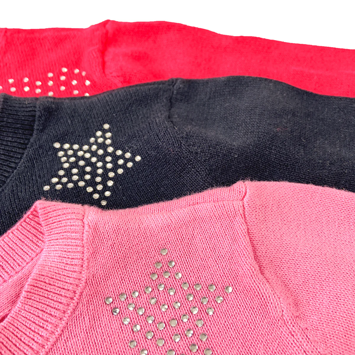 Girls Premium Rhinestone Knit Button Cardigan - Image 9