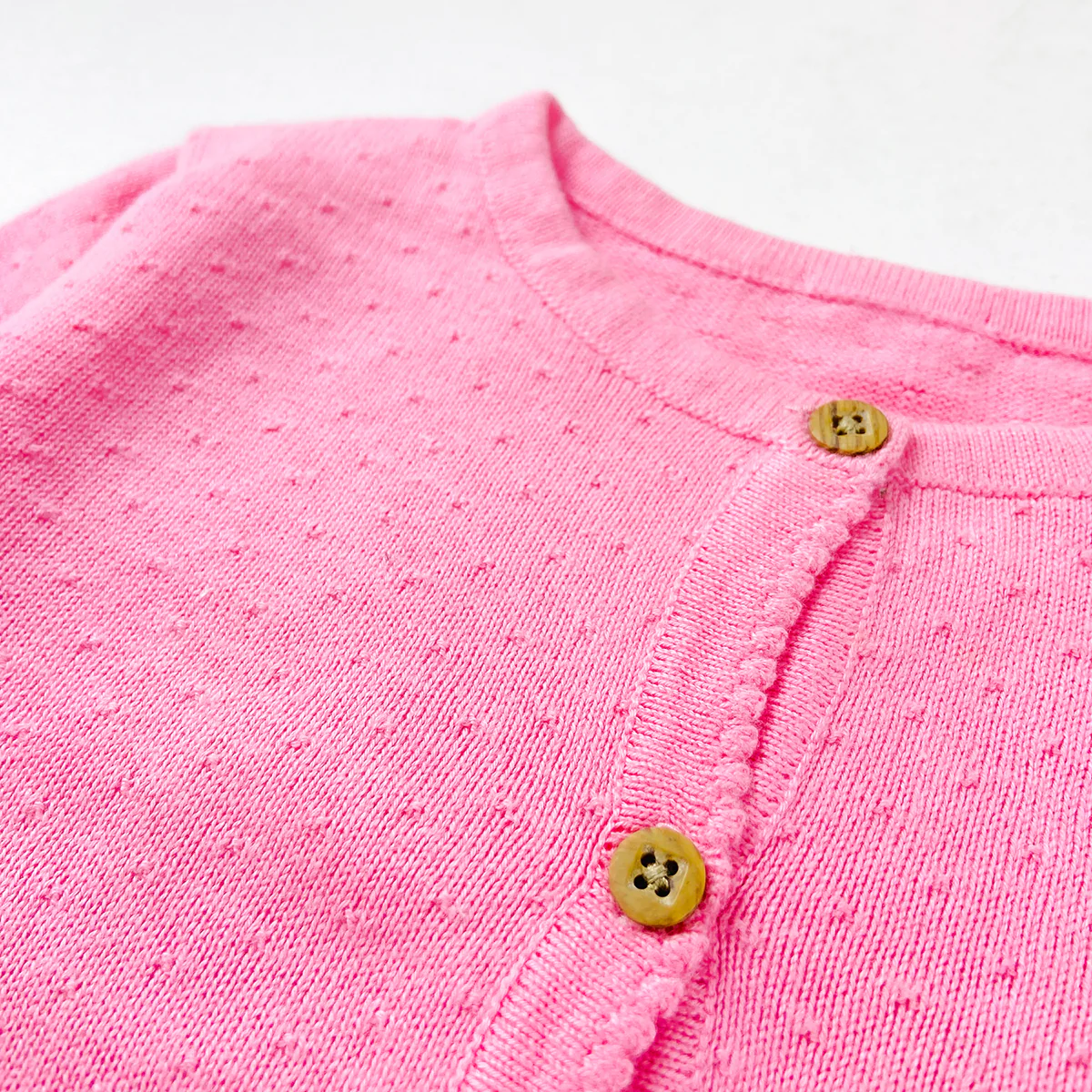 Girls Premium Soft Knit Button Cardigan - Image 14