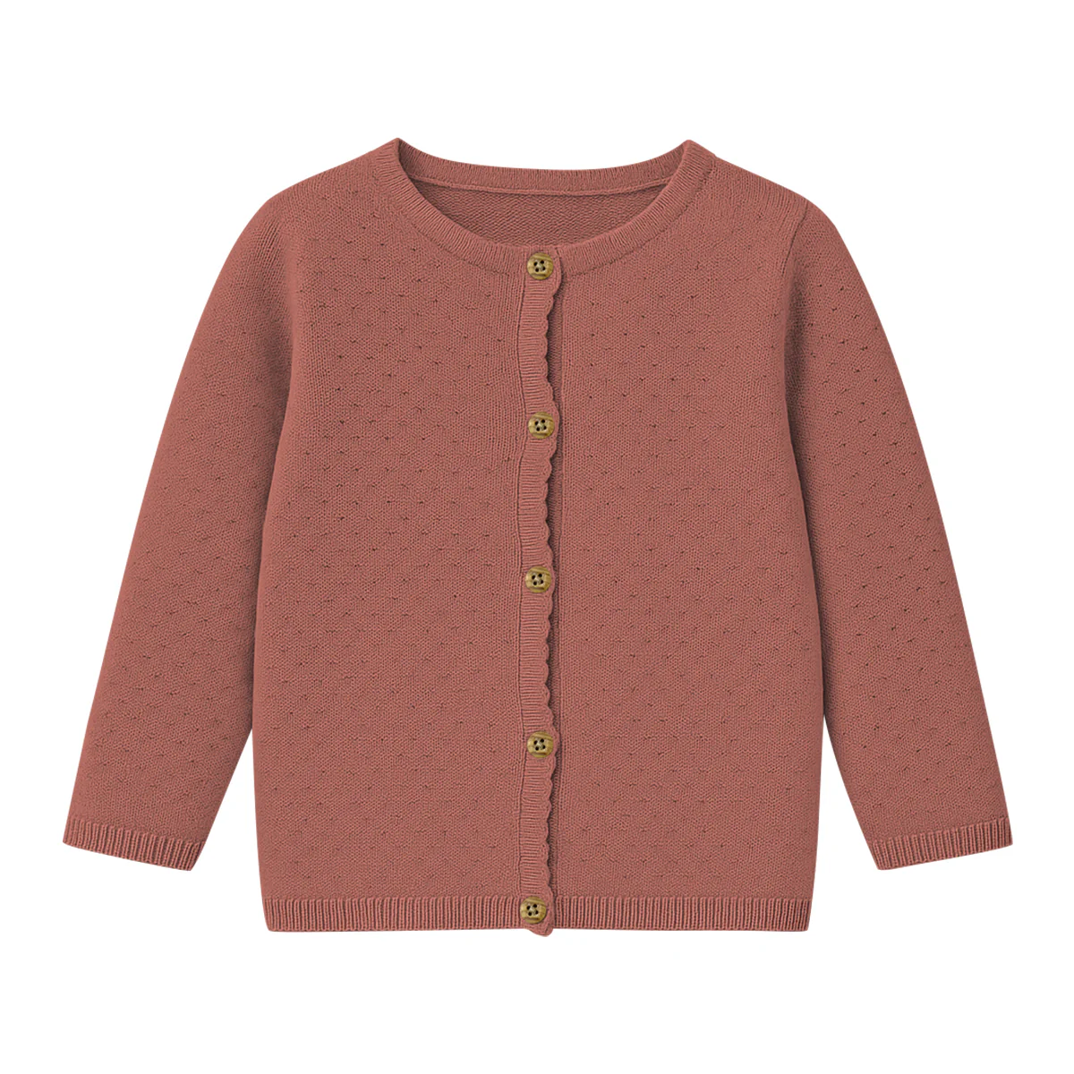 Girls Premium Soft Knit Button Cardigan - Image 17