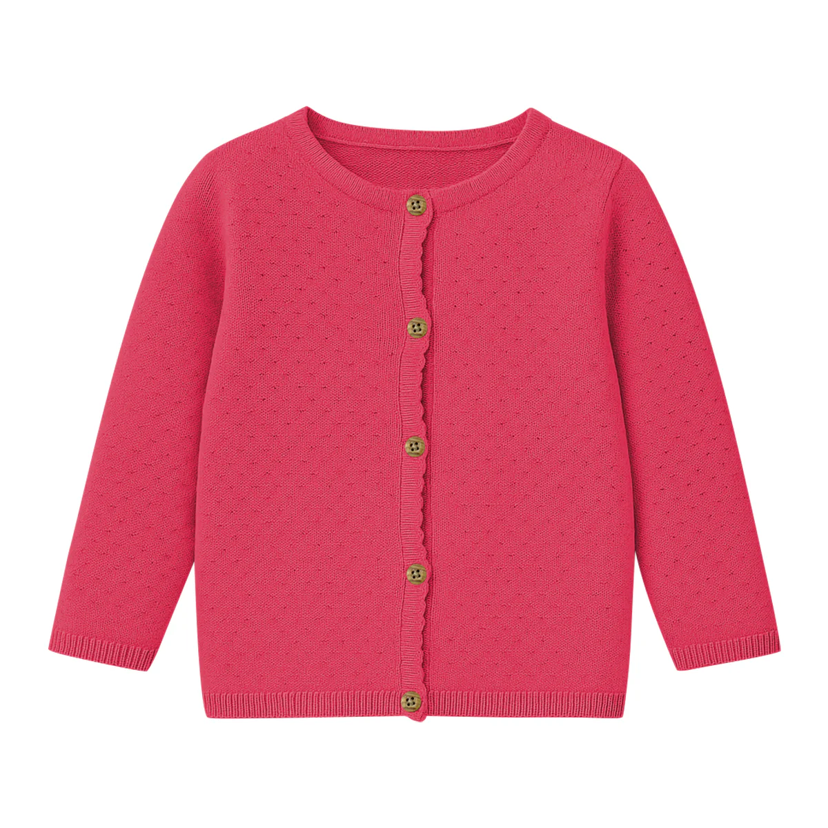 Girls Premium Soft Knit Button Cardigan - Image 18