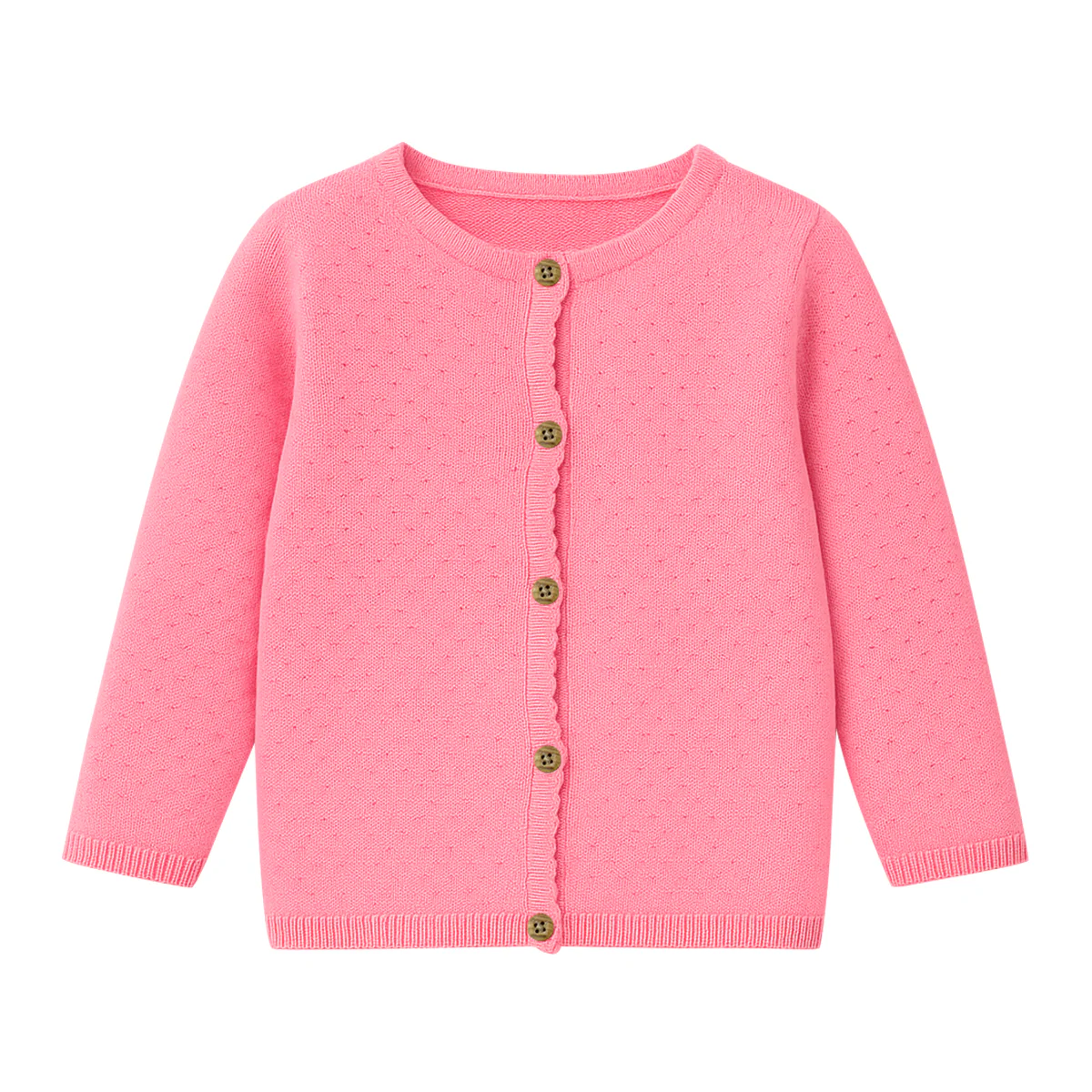 Girls Premium Soft Knit Button Cardigan - Image 22