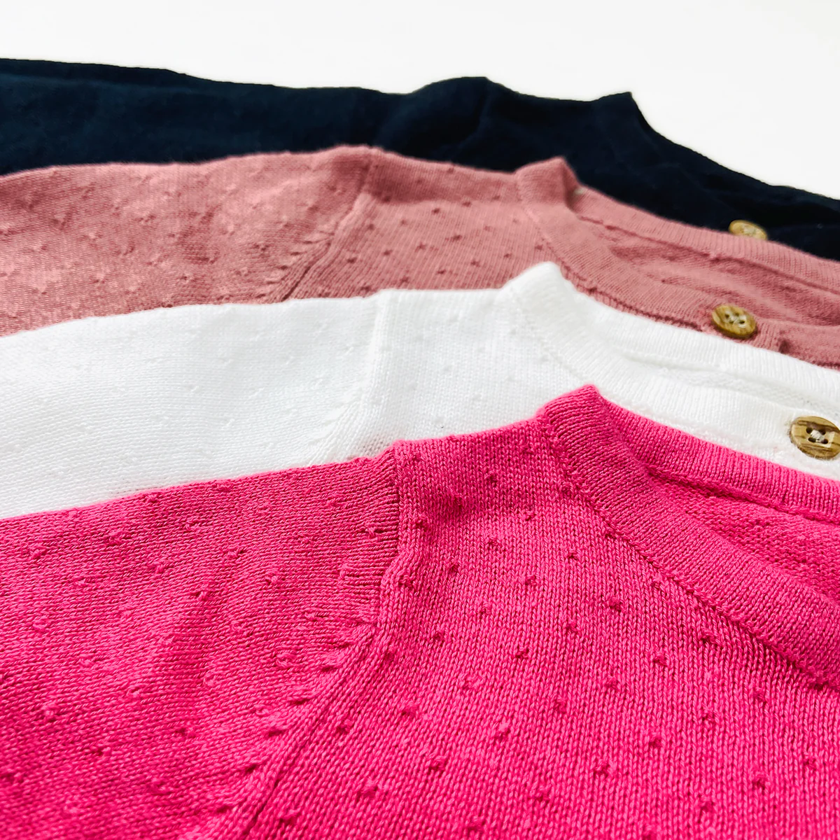 Girls Premium Soft Knit Button Cardigan - Image 6
