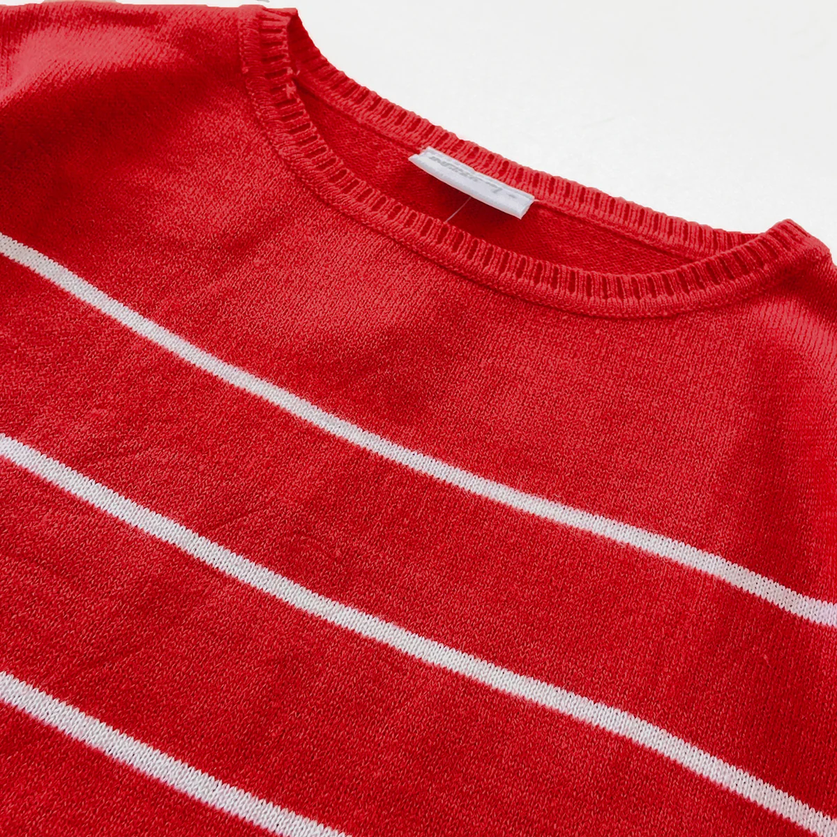 Ladies Premium Striped Knit Winter Pullover Sweater - Image 18