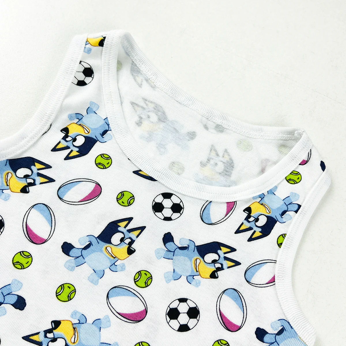 Girl's Print Scoop Neck Soft Sleeveless Vest Tank Tops - Image 13