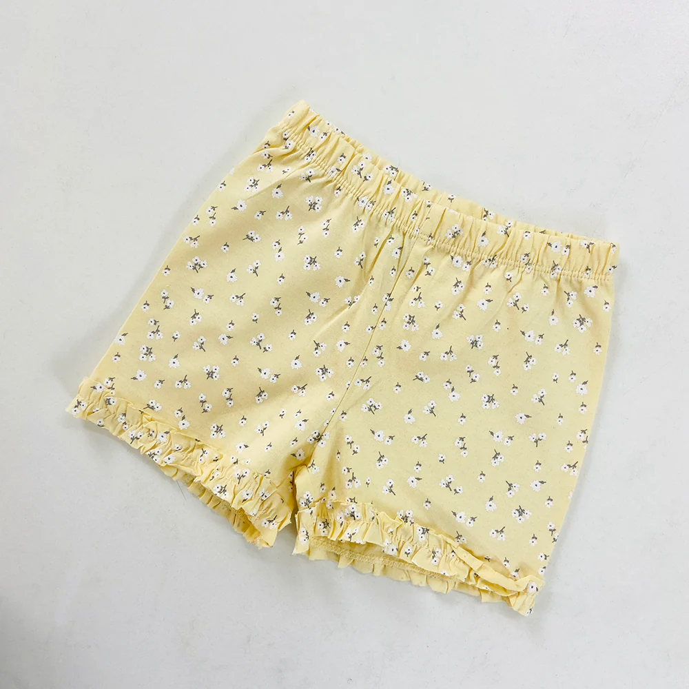 Girls Printed Cotton Jersey Shorts - Image 4