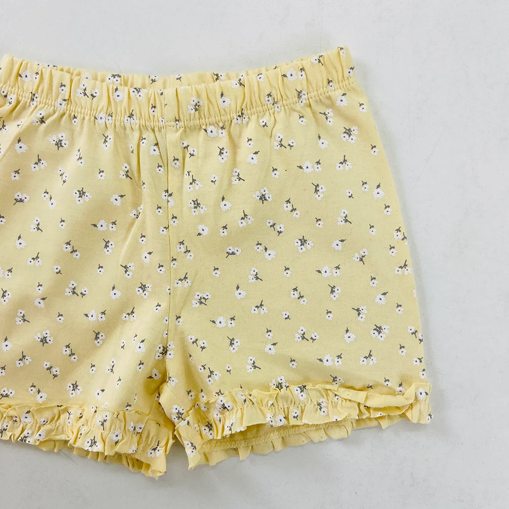 Girls Printed Cotton Jersey Shorts - Image 6
