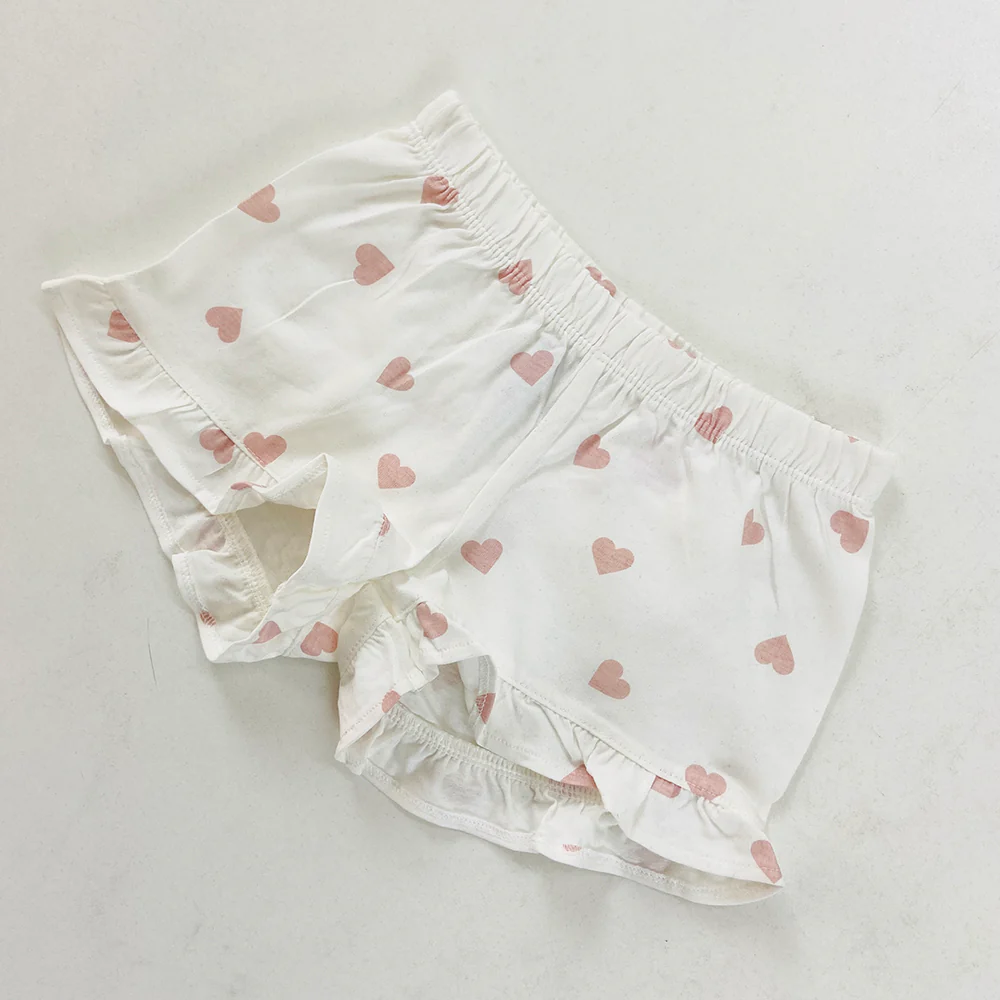 Girls Printed Cotton Jersey Shorts - Image 3
