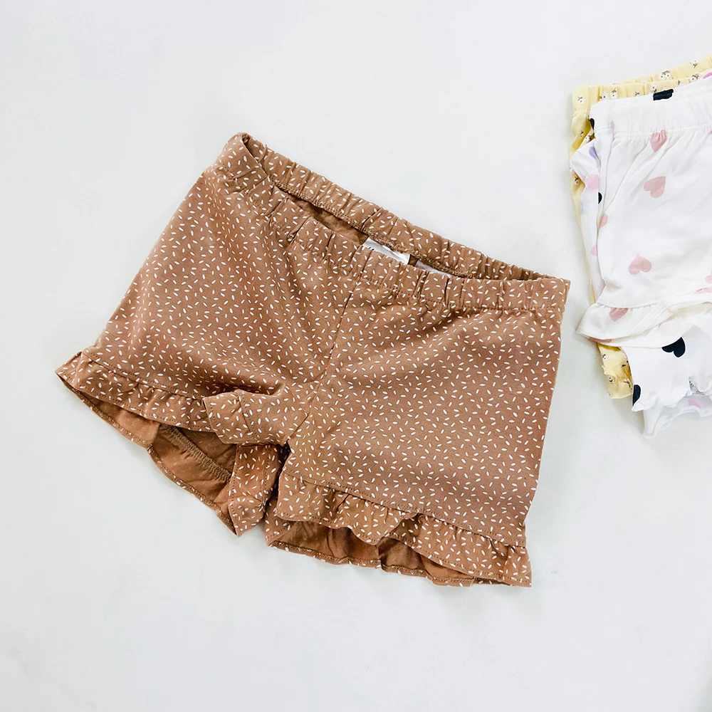 Girls Printed Cotton Jersey Shorts - Image 9