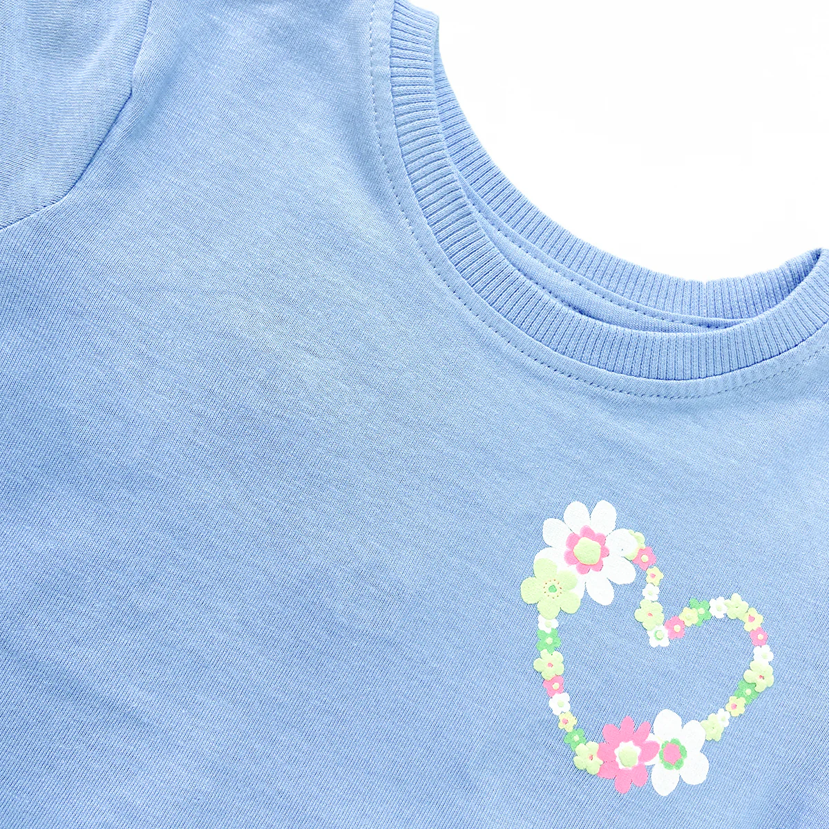 Girls Printed Soft Cotton Short Sleeve T-Shirt - Image 3