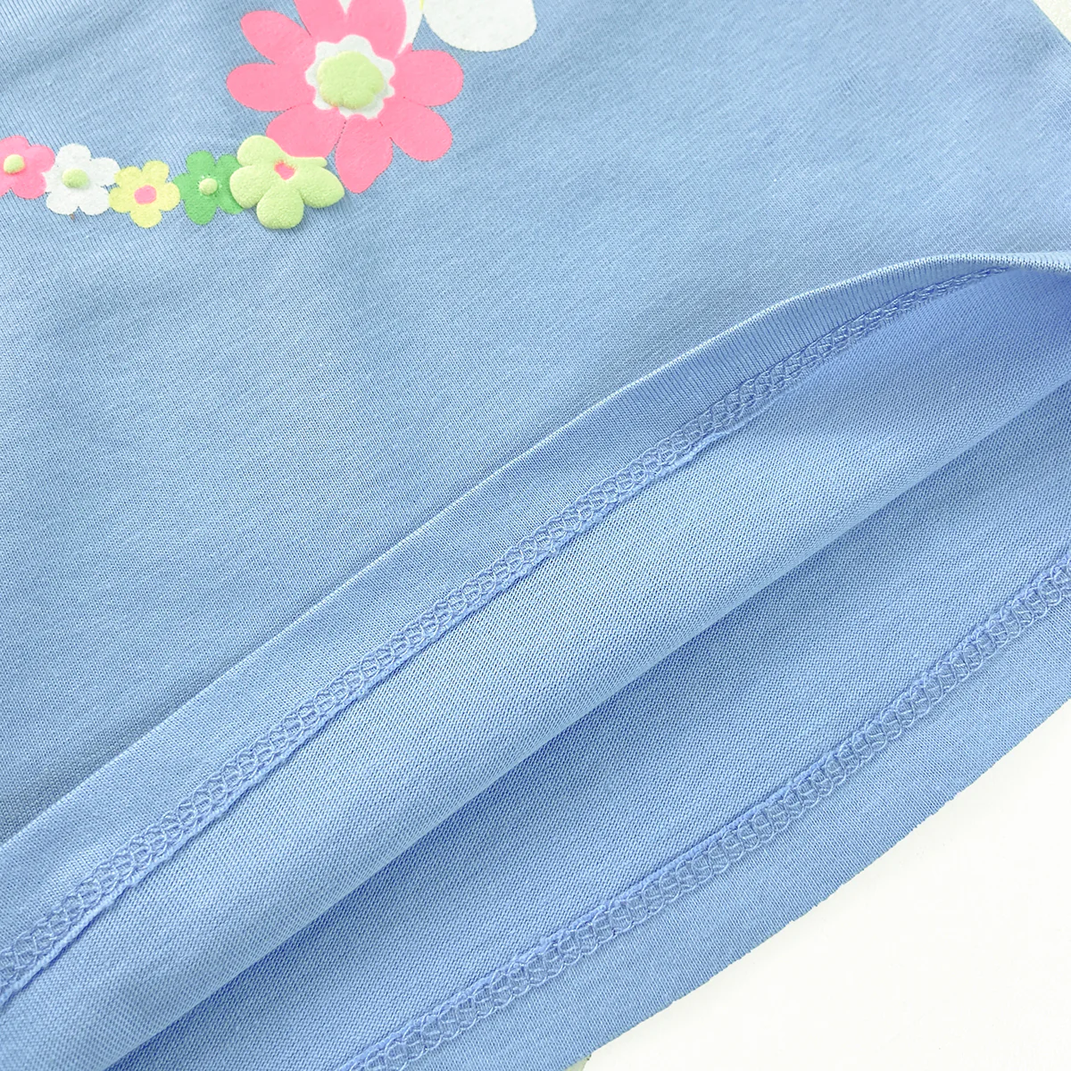 Girls Printed Soft Cotton Short Sleeve T-Shirt - Image 4