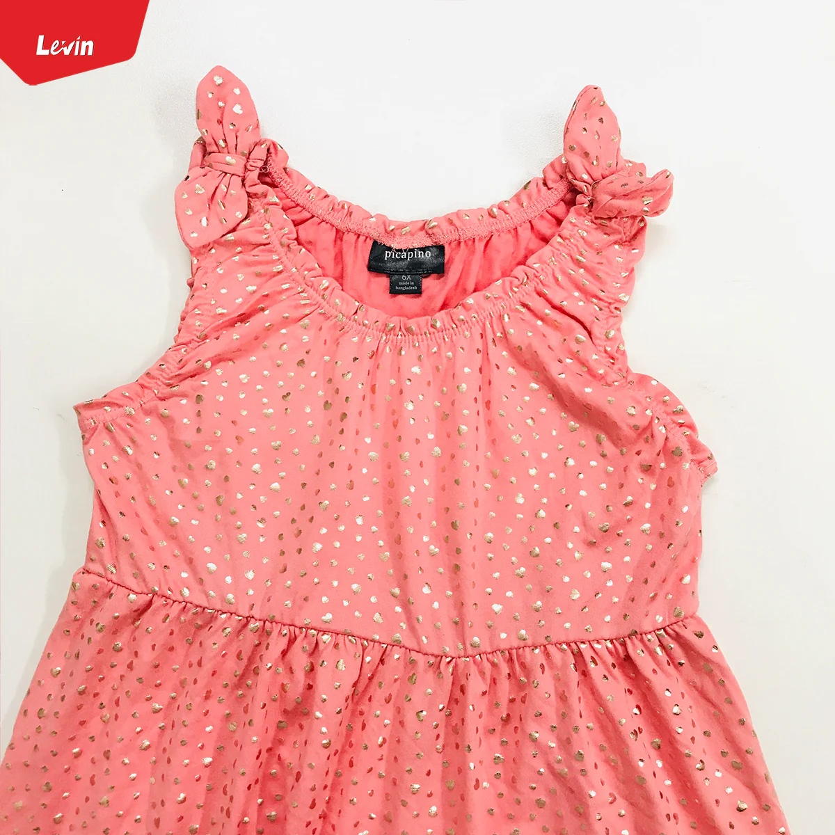 Girls Printed Summer Round Neck Sleeveless Dress - Image 11