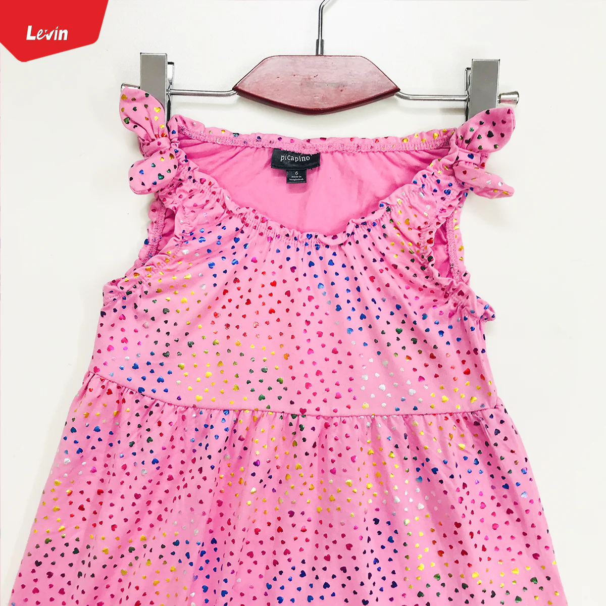 Girls Printed Summer Round Neck Sleeveless Dress - Image 13