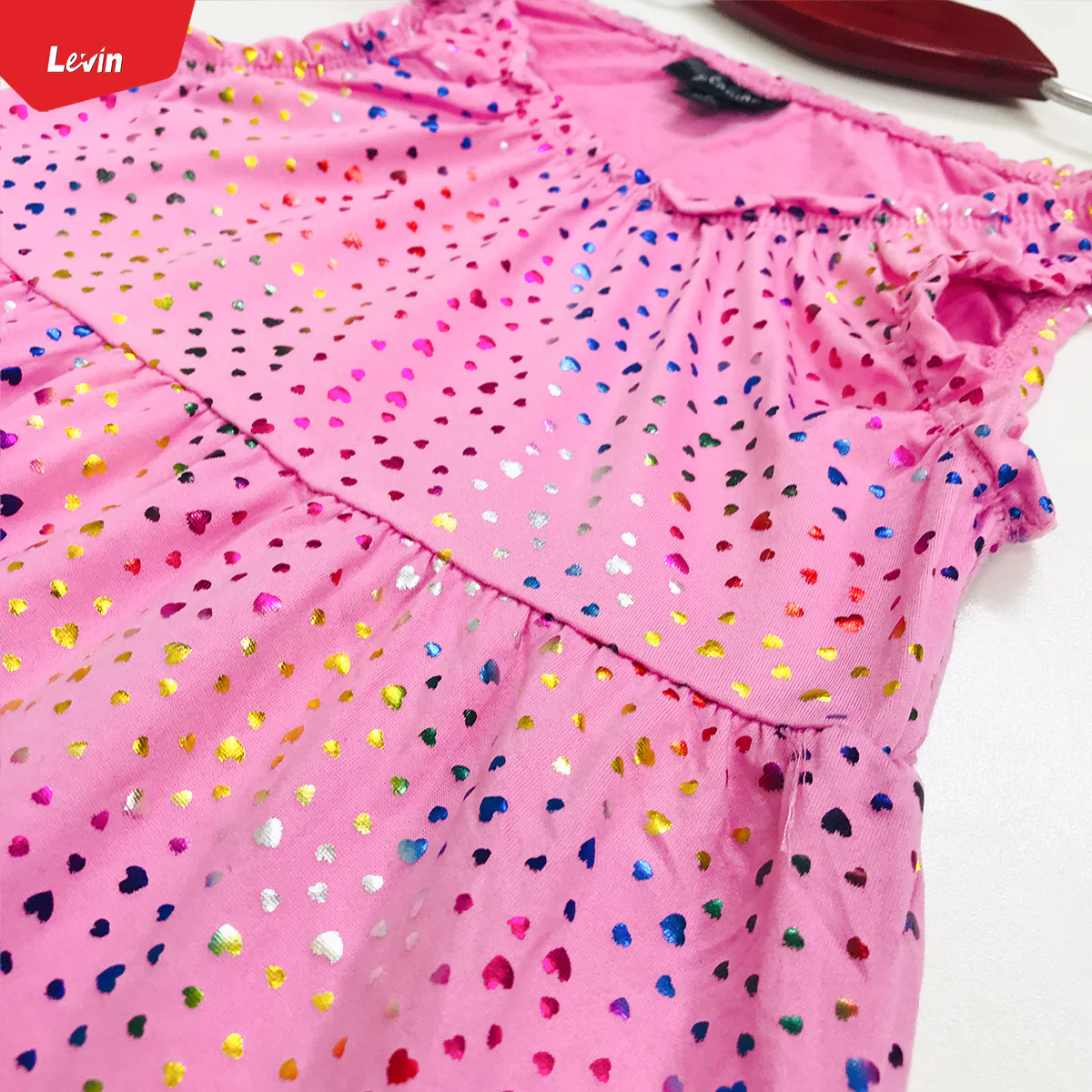 Girls Printed Summer Round Neck Sleeveless Dress - Image 14