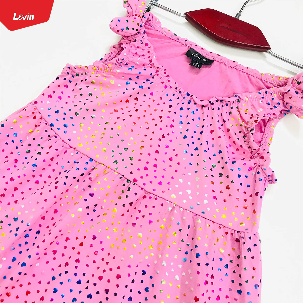 Girls Printed Summer Round Neck Sleeveless Dress - Image 16