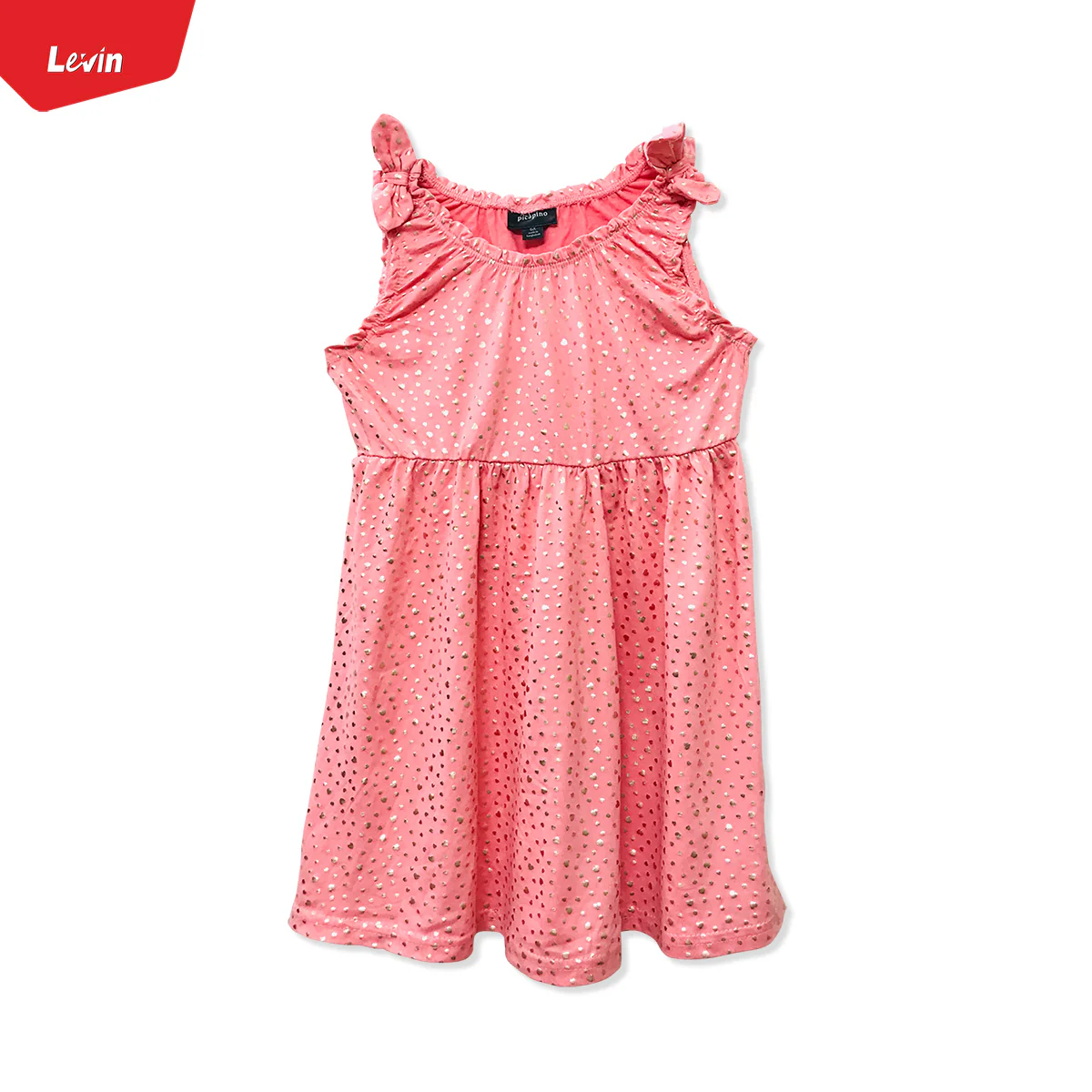 Girls Printed Summer Round Neck Sleeveless Dress - Image 8