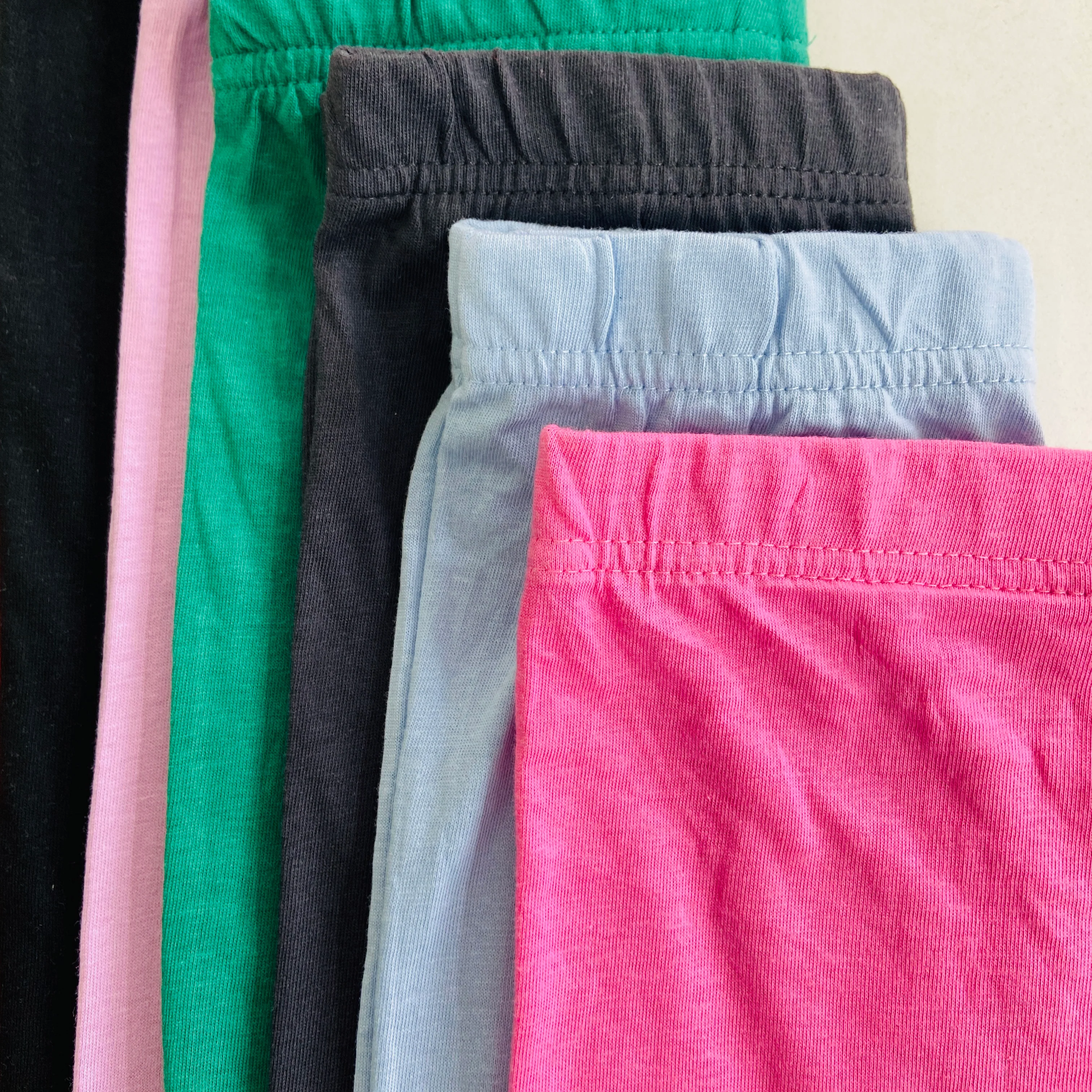 Girls Regular Waist Cotton Jersey Leggings - Image 6