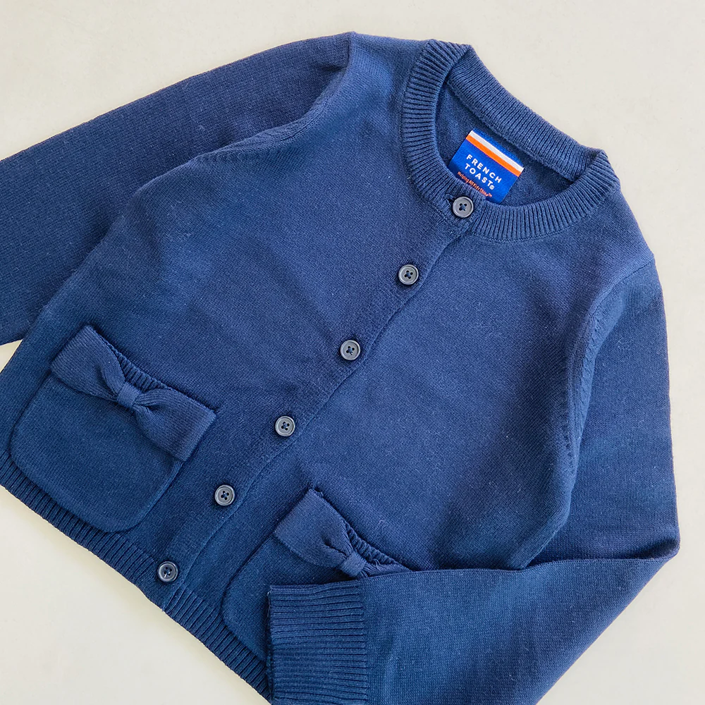 Girls Ruffle Collar Button Front Knit Cardigan Sweater | 4-16 Years - Image 11