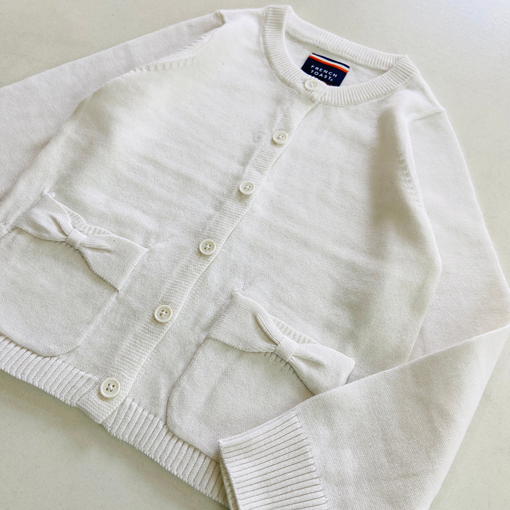 Girls Ruffle Collar Button Front Knit Cardigan Sweater | 4-16 Years - Image 12