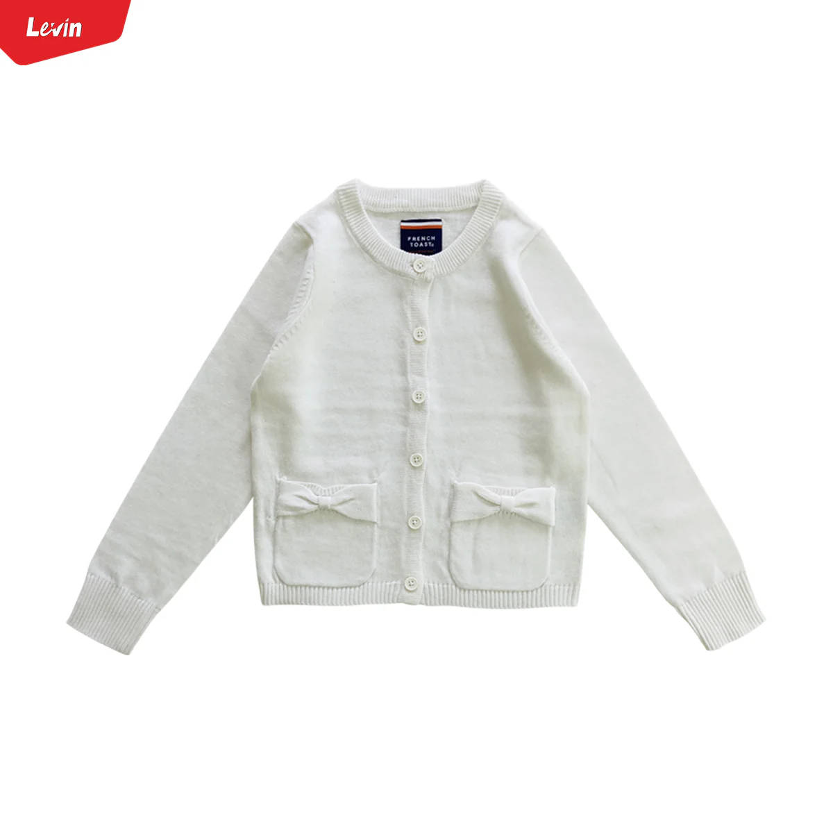 Girls Ruffle Collar Button Front Knit Cardigan Sweater | 4-16 Years - Image 8