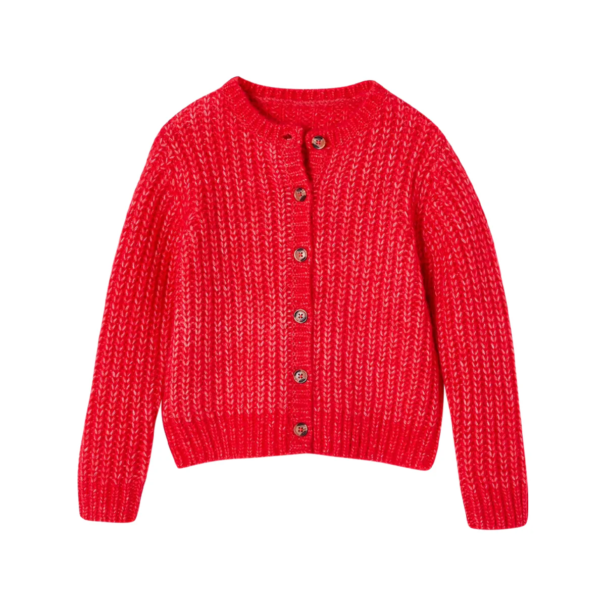 Girls Loose-Fitting Soft Knit Cardigan - Image 21