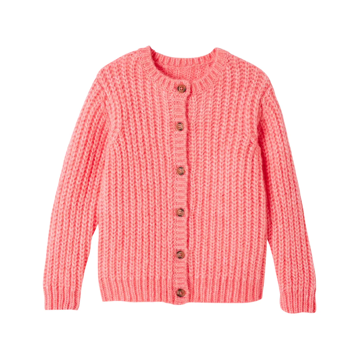 Girls Loose-Fitting Soft Knit Cardigan - Image 22