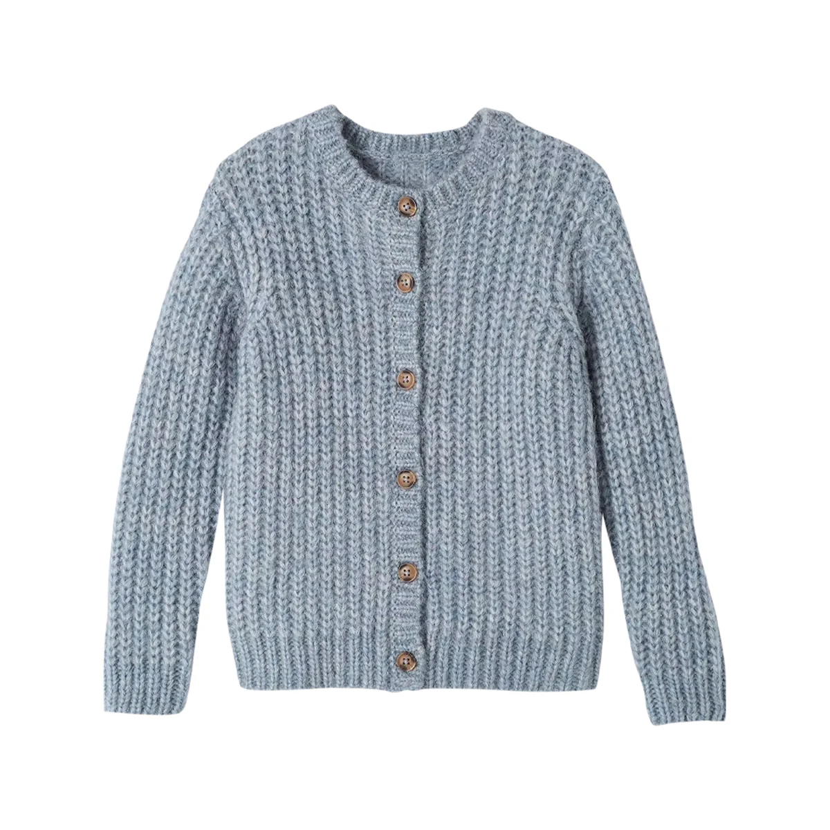 Girls Loose-Fitting Soft Knit Cardigan - Image 24