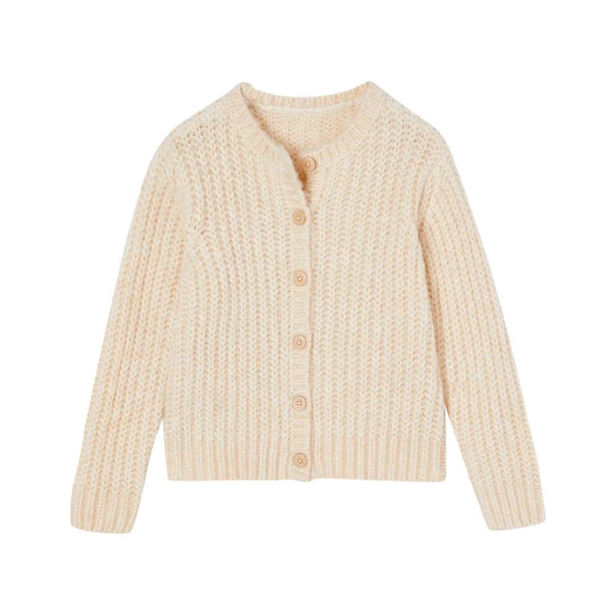 Girls Loose-Fitting Soft Knit Cardigan - Image 26